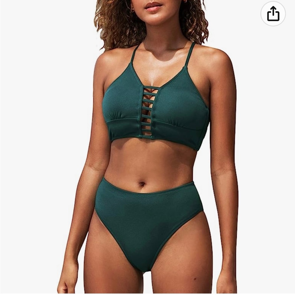 Forest green cupshe bikini